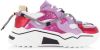 DWRS LABEL JUPITER Sneakers dames lila/roze/wit online kopen