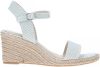 Tamaris Denim Casual Wedges , Blauw, Dames online kopen