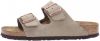 Birkenstock Arizona zachte voetbedden Suede lederen sandalen , Beige, Dames online kopen