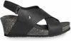 Panama Jack Valeska Basics B2 sandalen met sleehak zwart online kopen
