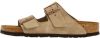 Birkenstock Arizona zachte voetbedden Suede lederen sandalen , Beige, Dames online kopen