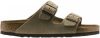 Birkenstock Arizona zachte voetbedden Suede lederen sandalen , Beige, Dames online kopen