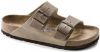 Birkenstock Arizona smalle schuifregelaars , Bruin, Heren online kopen