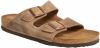 Birkenstock Arizona smalle schuifregelaars , Bruin, Heren online kopen