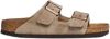 Birkenstock Arizona zachte voetbedden Suede lederen sandalen , Beige, Dames online kopen