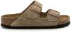 Birkenstock Arizona smalle schuifregelaars , Bruin, Heren online kopen