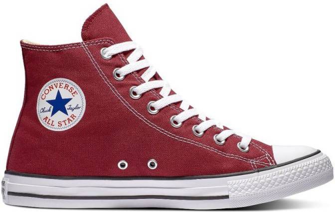 Converse All stars hoog (mt t/m 46)- Rood 37,5 (UK 4,5) - Damesschoenen.nl
