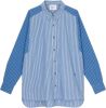 Leon & Harper Lichtblauwe Blouse Cruz Tc04 Stripes online kopen