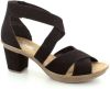 Rieker h&#xF8;jh&#xE6;let sandal, (Sort) online kopen