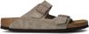 Birkenstock Arizona zachte voetbedden Suede lederen sandalen , Beige, Dames online kopen