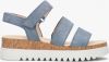 Gabor Sandalen blauw Synthetisch online kopen