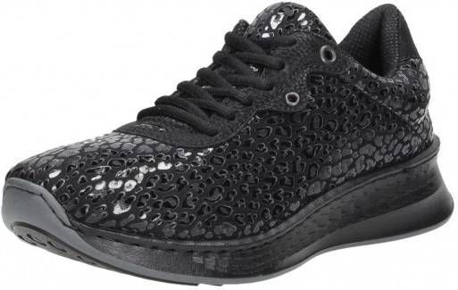 Lage Geklede Sneakers Zwart Rieker - Damesschoenensales.be
