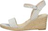 Tamaris Denim Casual Wedges , Blauw, Dames online kopen