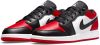 Jordan 1 Low Bred Toe Sneakers Nike, Rood, Heren online kopen