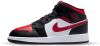 Jordan Nike Air 1 mid alternate bred toe(gs ) online kopen