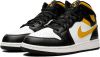 Jordan Nike Air 1 mid white pollen black(gs ) online kopen