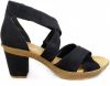 Rieker h&#xF8;jh&#xE6;let sandal, (Sort) online kopen