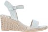 Tamaris Denim Casual Wedges , Blauw, Dames online kopen