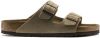 Birkenstock Arizona zachte voetbedden Suede lederen sandalen , Beige, Dames online kopen